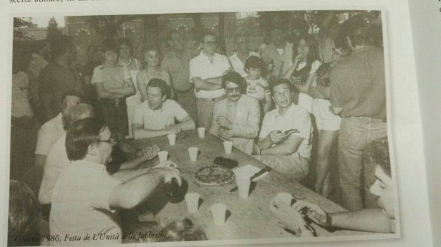 Luciano Lama Festa PCI delle Fabbriche giugno 1986